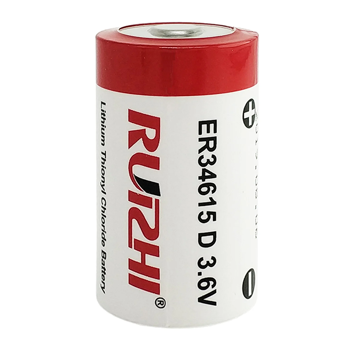 RUIZHI ER34615 D Cell Batteries 3.6V Lithium Battery 19Ah Li-SOCL2 Non-Rechargeable Battery LS-33600 SB-D02 XL-205F
