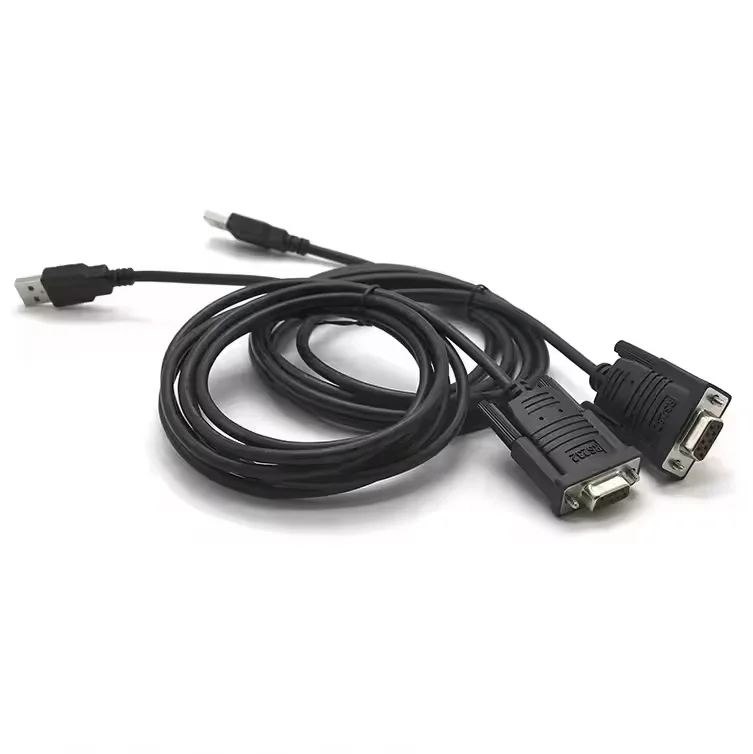 USB to DB9 RS232 USB Serial Adapter with FTDI Chipset DB9 Serial Port USB 2.0 to Male DB9 Serial Cable for Windows XP Linux