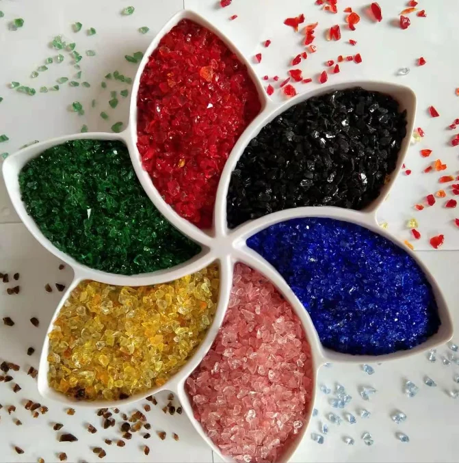 1-3mm Crushed Glass Filter Media for swimming pool