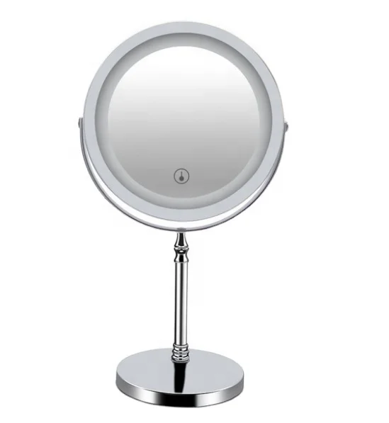 Popular 7-Inch  LED Makeup Mirror USB Charging Touch Dimmable LED Vanity Mirror With Double-sided 10X Magnification Mirror