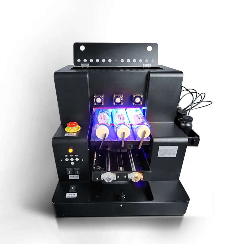 High Quality A4 XP600 UV flatbed Printer For Mobile Phone Case A4 L805 uv dtf printers Small Desktop UV Digital Printing Machine