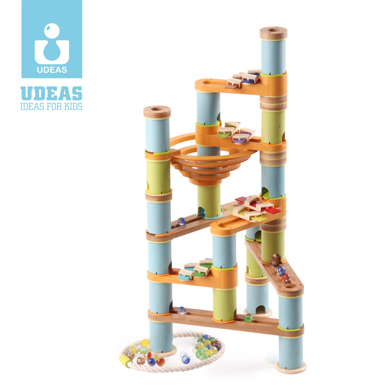Quality Eco Friendly Maze Games Marble Run Set Toys Self Assemble Toy Building Blocks Montessori STEM Physics Exploration
