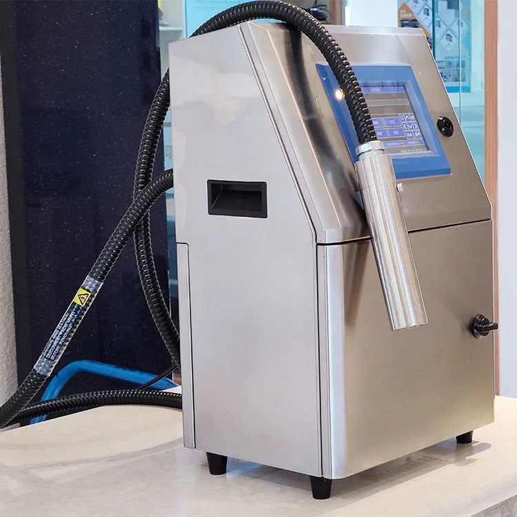 label date number printing CIJ inkjet printer for bottom paper cups pvc pipe card coffee box plastic bag