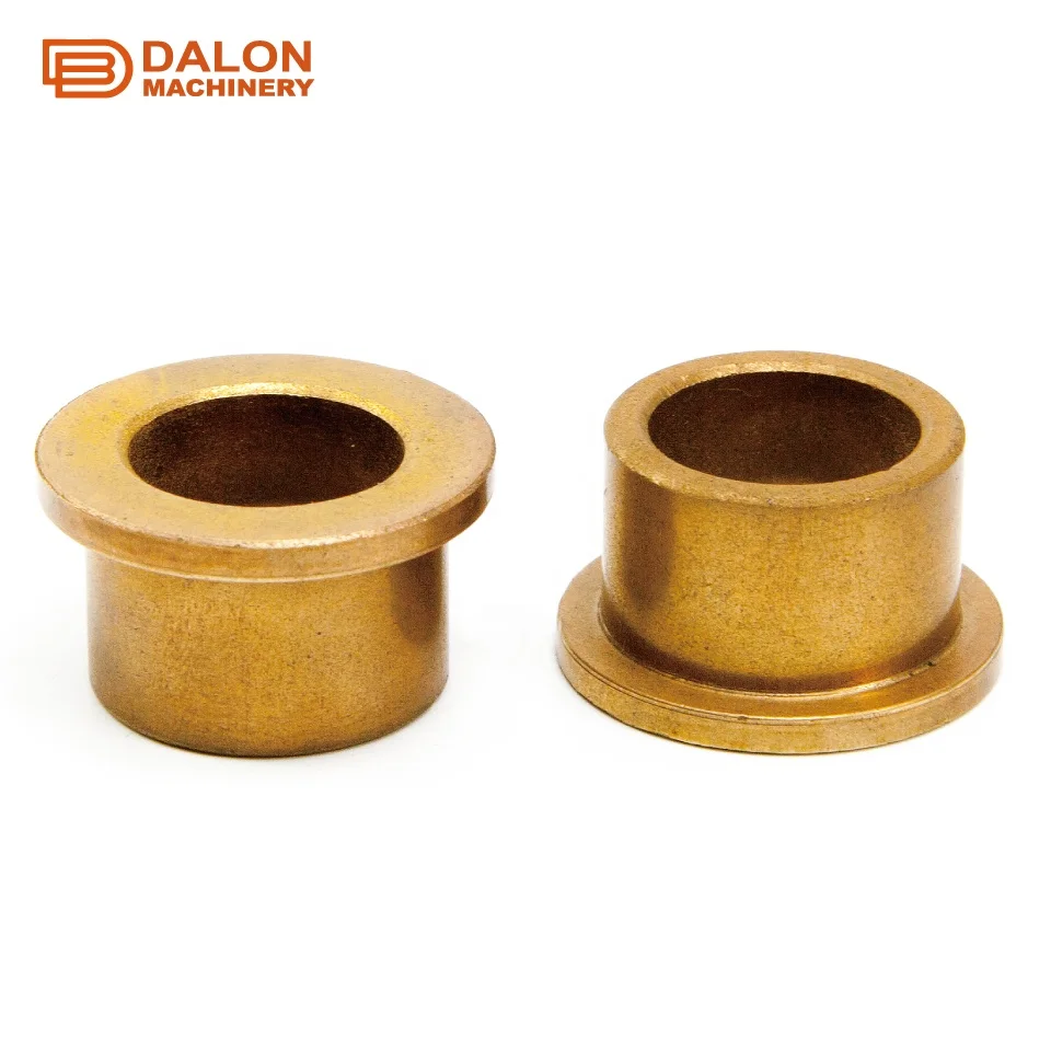 High Quality Oil Impregnated Sintered Copper Brass Bronze Sleeve Bearing Fan Bushings