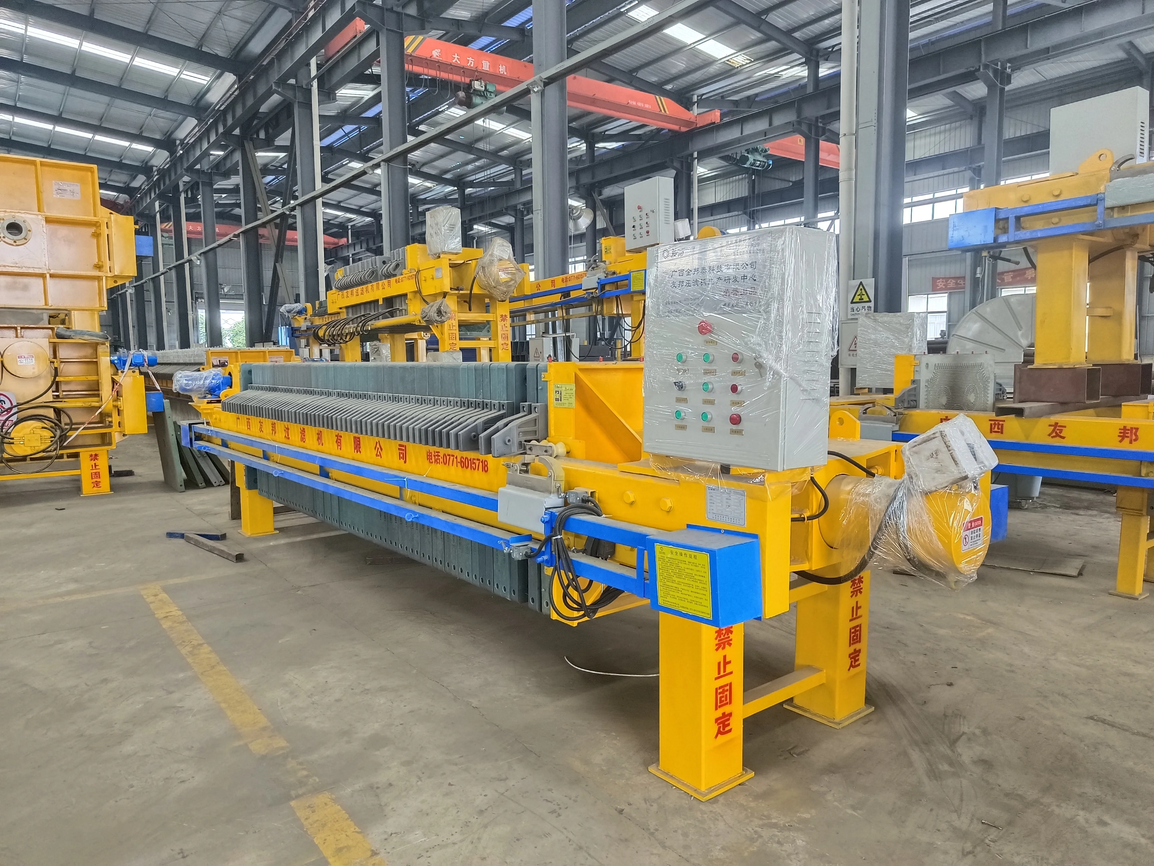 Wastewater Sludge treatment equipment polyester vacuum belt filter press