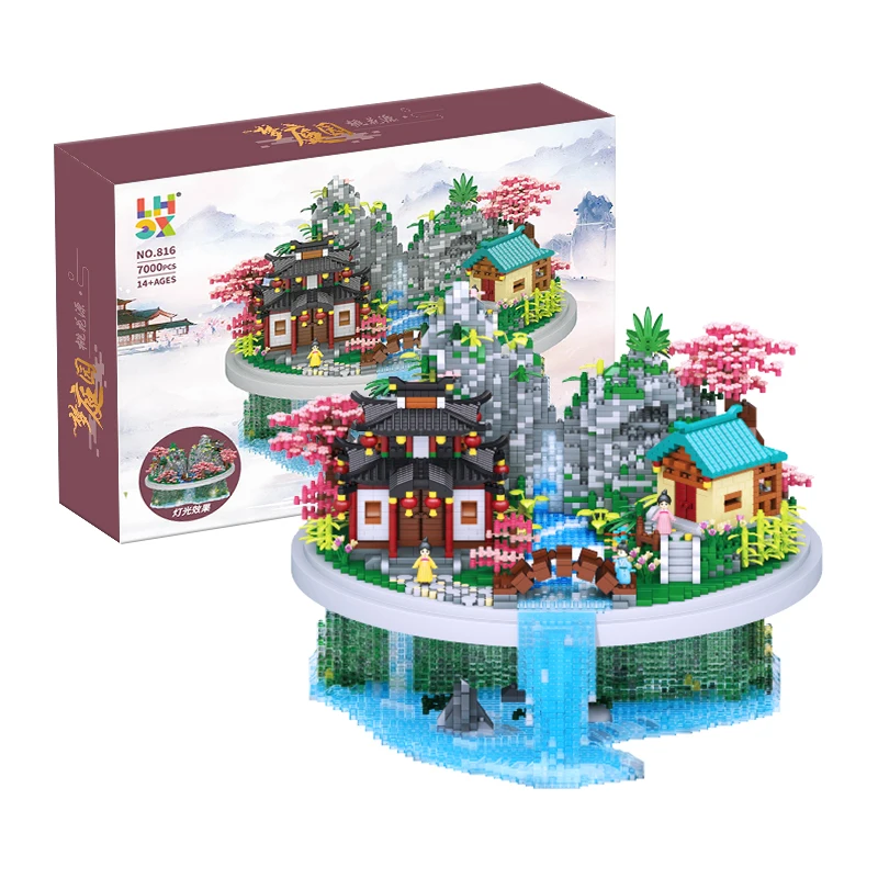 Shantou DIY игрушки 6939 штук Хогвартс замок строительные блоки для взрослых детей 14 лет