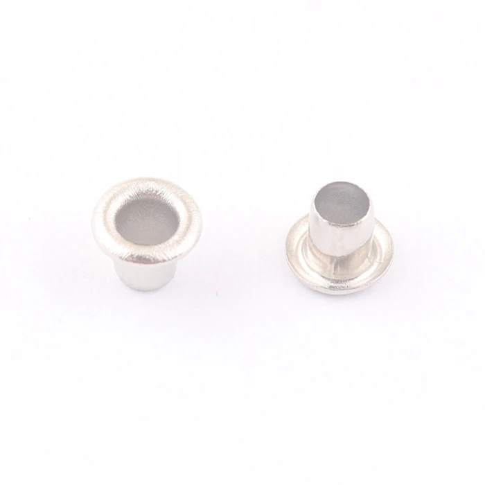 2.5mm round small metal shoes eyelet for bag garments accessories