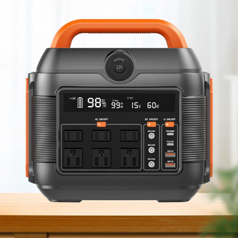 600W Power Portable Station Solar Battery Lifepo4 For Outdoor Supply 220v Lithium Bank 300W 1000w 2000w Generator Stations