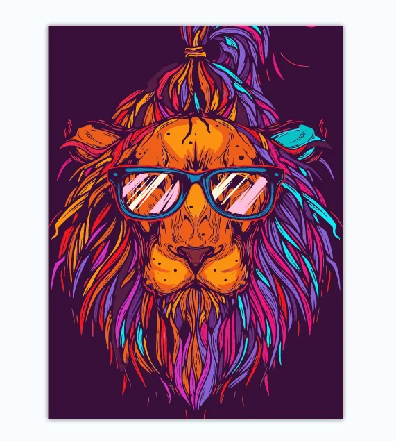 Hot Sell DIY Digital Painting Factory Custom Creative Animal Theme Painting By Numbers Hand-painted Oil Drawing For Wall Art