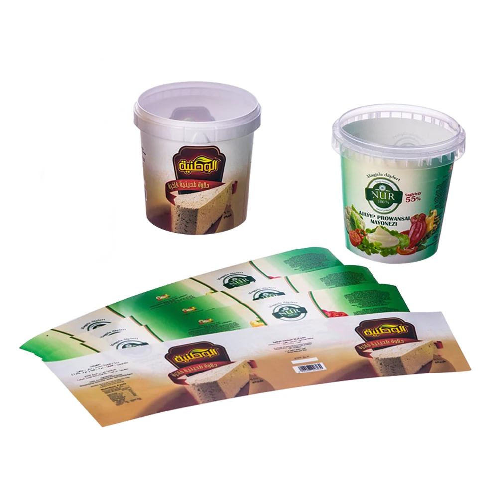 Printing in-mould label plastic iml product in mold label for food container