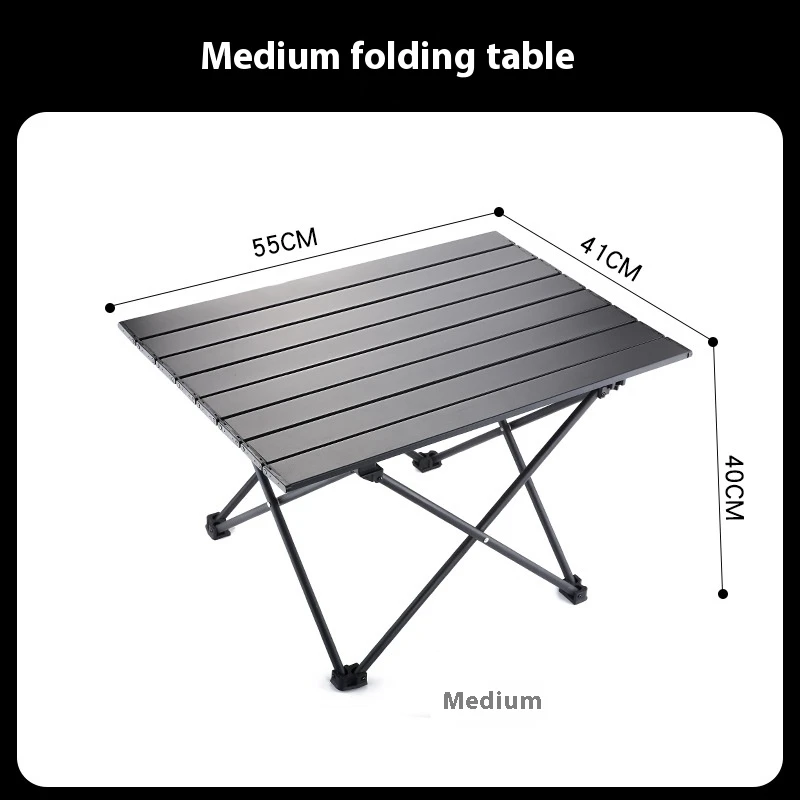 TF 69*47*42cm Folding Carbon Steel Table Mesh Folding Table for Beach/picnic/travel/outdoor Activities  BBQ Cooking Dining Kitchen
