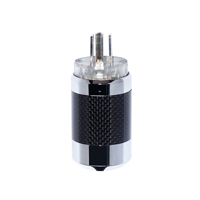 Латунь чистая медь позолоченный DIY HIFI кабель питания 3 pin US электрическая вилка + гнездовой Кабельный