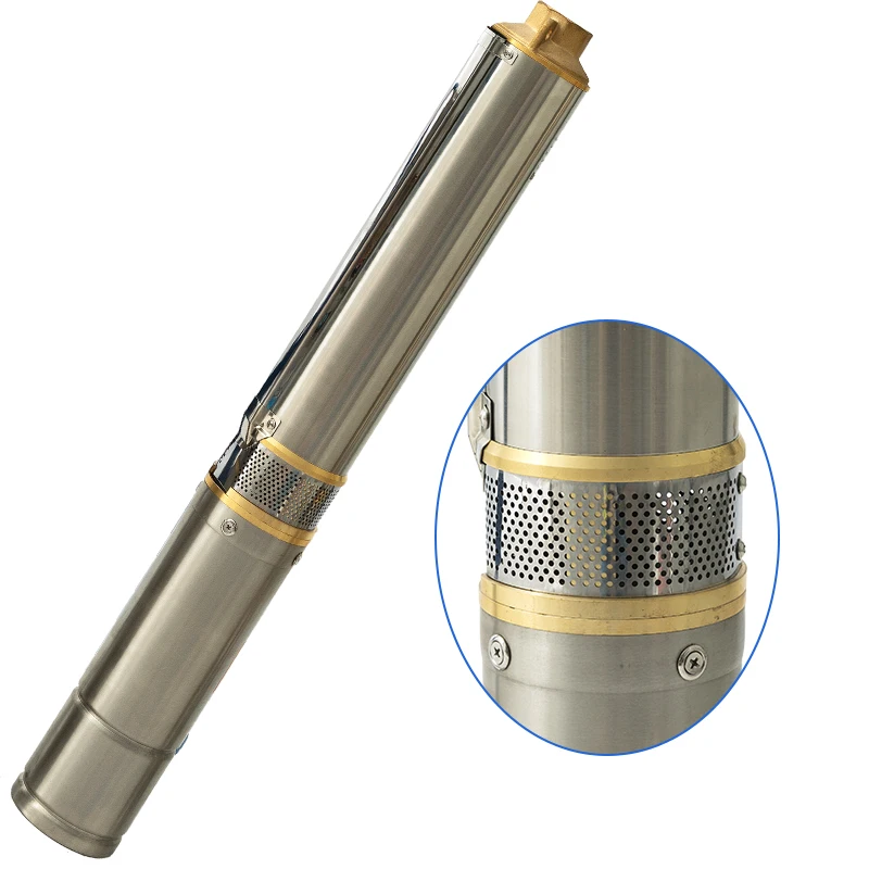 bore hole solar pump system 4 inch solar water pump for irrigation purpose Solar deep well water pump for bore well