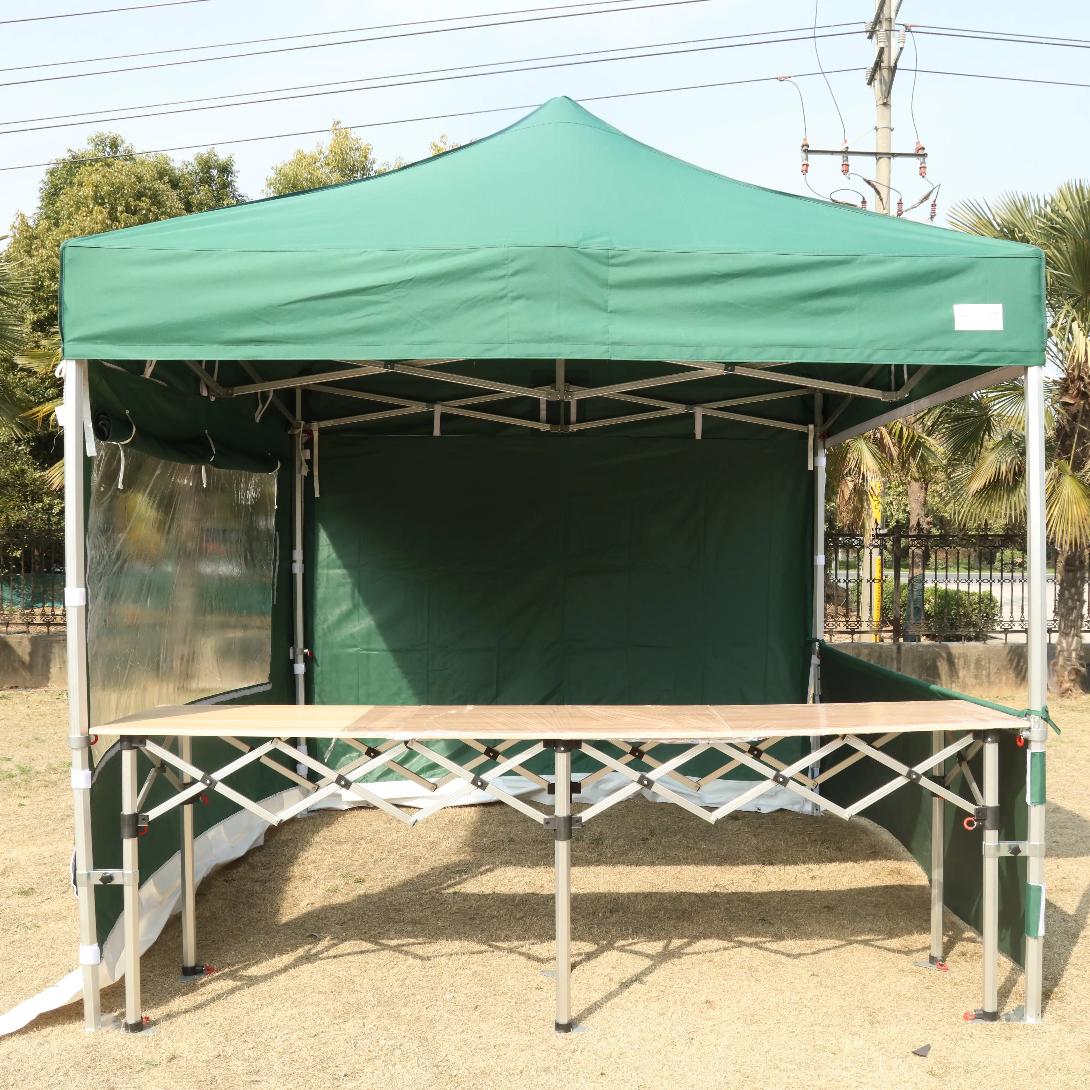 10x10ft 3x3m canopy tent heavy duty aluminium pop up tent gazebo