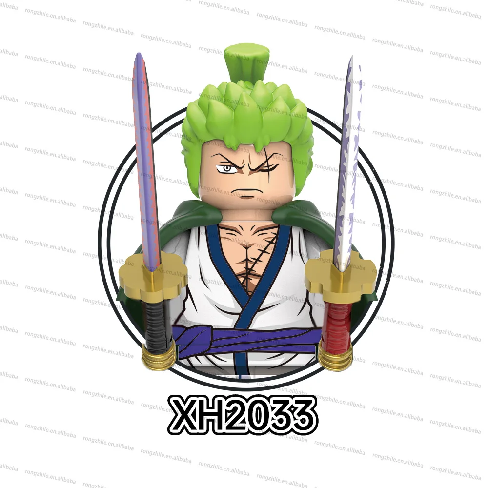 X0352 Japanese Anime Cartoon One Pieces Building Blocks Mini Action Figures Bricks Model Education Toys For Kids Juguetes Gift