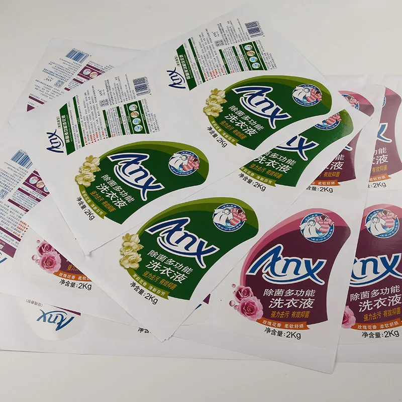 Daily Chemical Toiletries Baby Shower Gel Shampoo Pearl Film Synthetic Paper Roll Self-adhesive Label