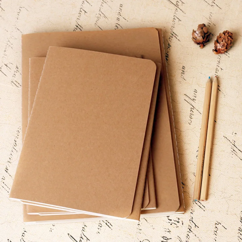 Wholesale  Cheap Kraft Cover Notebook Mathematics book exercise book for school office