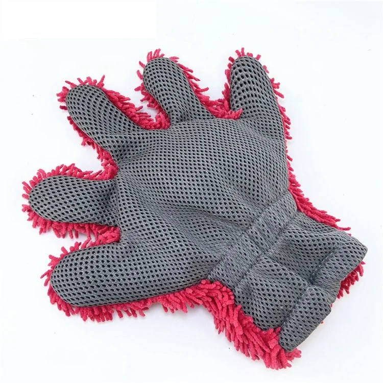 Car Wash Mitt Special cleaning gloves for car wheel hub Chenille foam car wash cleaning gloves