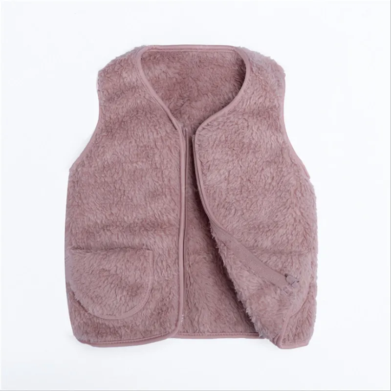 
Kids vest girl waistcoat infant warm winter coat autumn sleeveless jacket children outwear 