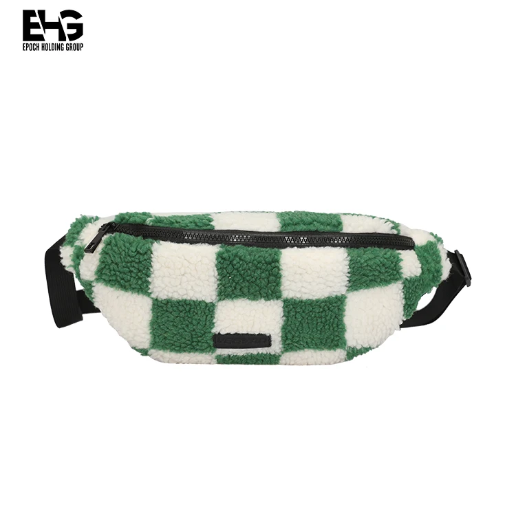 Custom Luxury Designers Women Waist Pack Fitness Mini Belt Bag Plush Fanny Packs Purse Pouch phone Belt Waist Bags