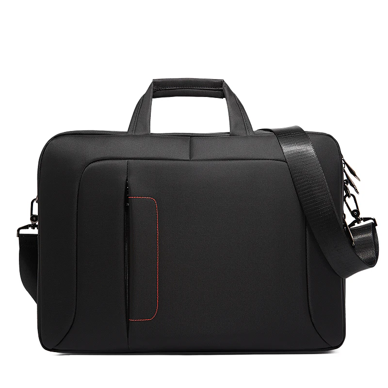 BINHAO Business Briefcase Handy Crossbody Oxford Cloth Fashion Large Capacity multiple partitions  Crossbody Bag Classic Black