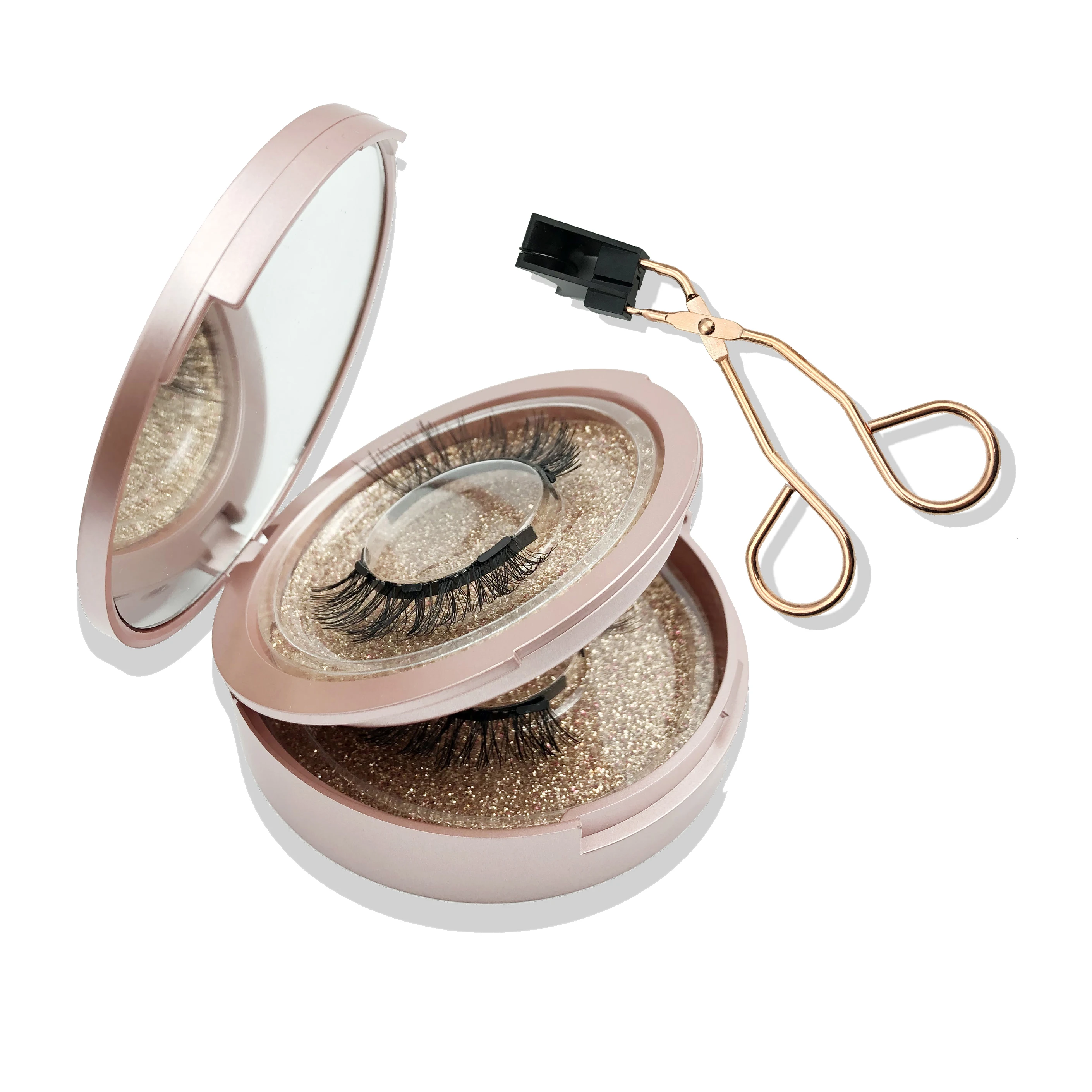 iShero click double magnetic eyelash glue free strong magnets top and bottom lashes SS02