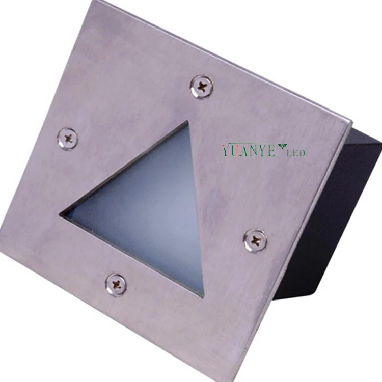 European Led Outdoor Step Light 1W 2W 3W 5W Stair Wall Mounted DC24V AC100V-265V