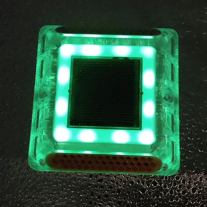 New Styles Self-Fluorescent Double Side Traffic Road Solar Stud With LED Lights