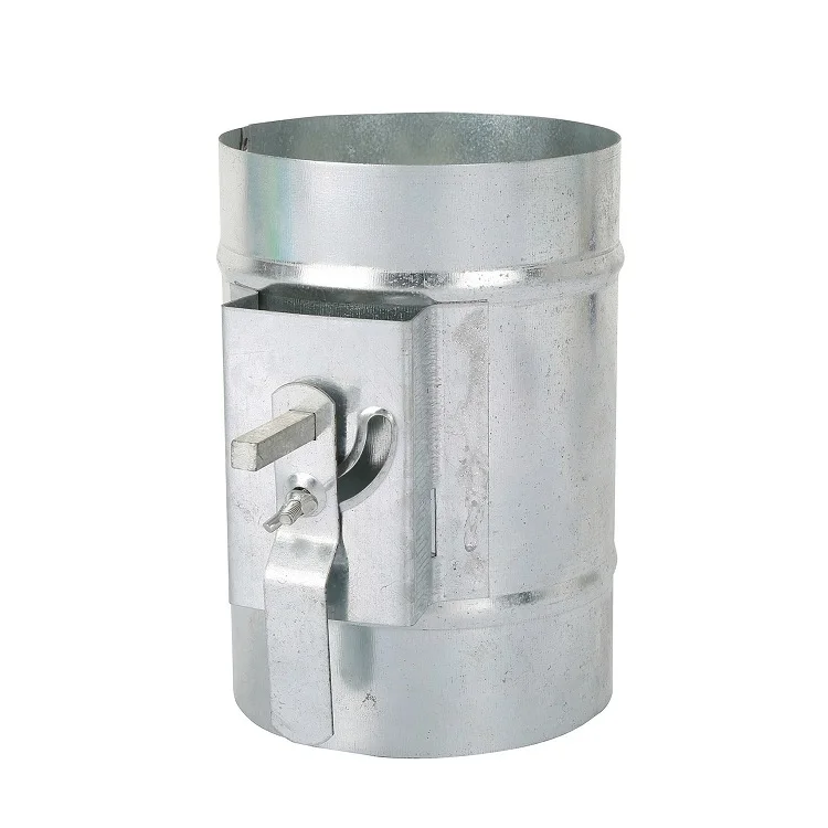 Round duct air vent manual air control damper manual return air control damper