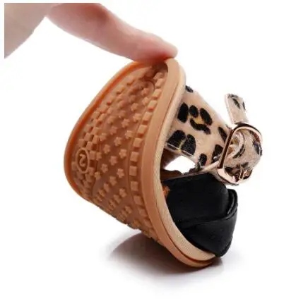 2022 Custom Genuine Leather Fashion Summer Shoes Kids Soft Sole Baby Sandal Wholesale