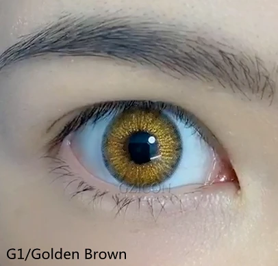 Новые стили мягкие контактные линзы для глаз золотистые коричневые блестящие цветные