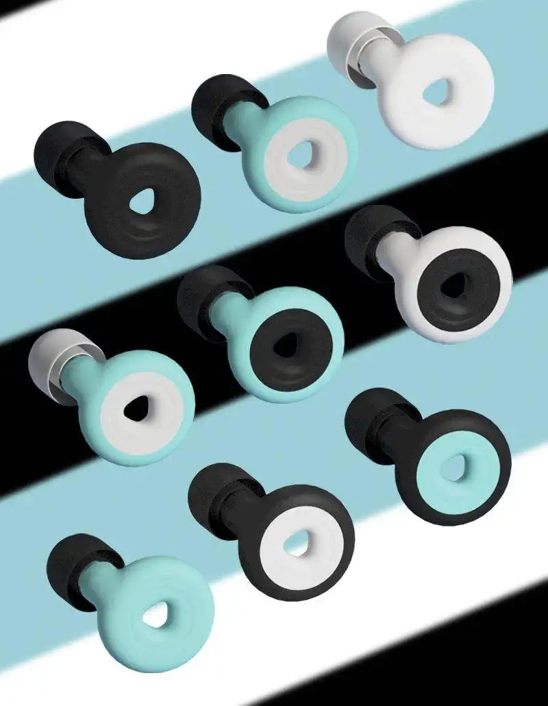 Adjustable Safety Hearing Protection Sound Proof Silicone Sleeping Ear Plugs with Plastic Case