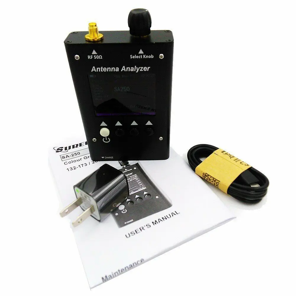 NEW MODEL SURECOM SA250 Full Band VHF/UHF Color Graphic Antenna Analyzer