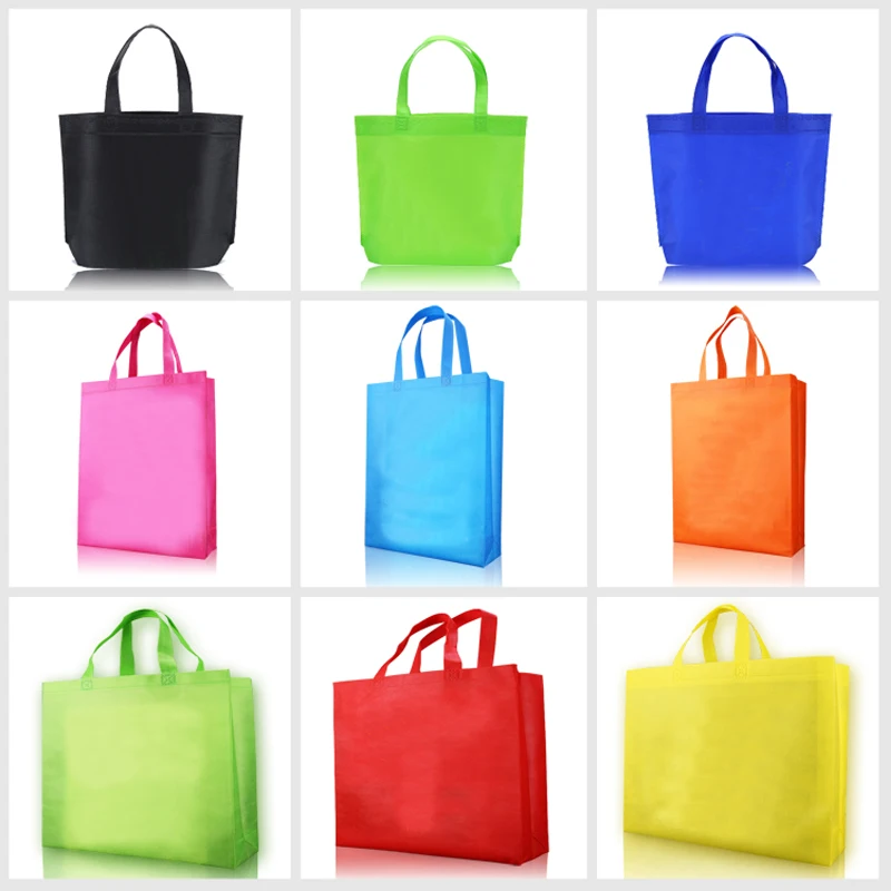 Cheap Price Promotional Customized Colors Eco Tote Non-Woven Shopping Bag, Recyclable PP Non Woven Bags