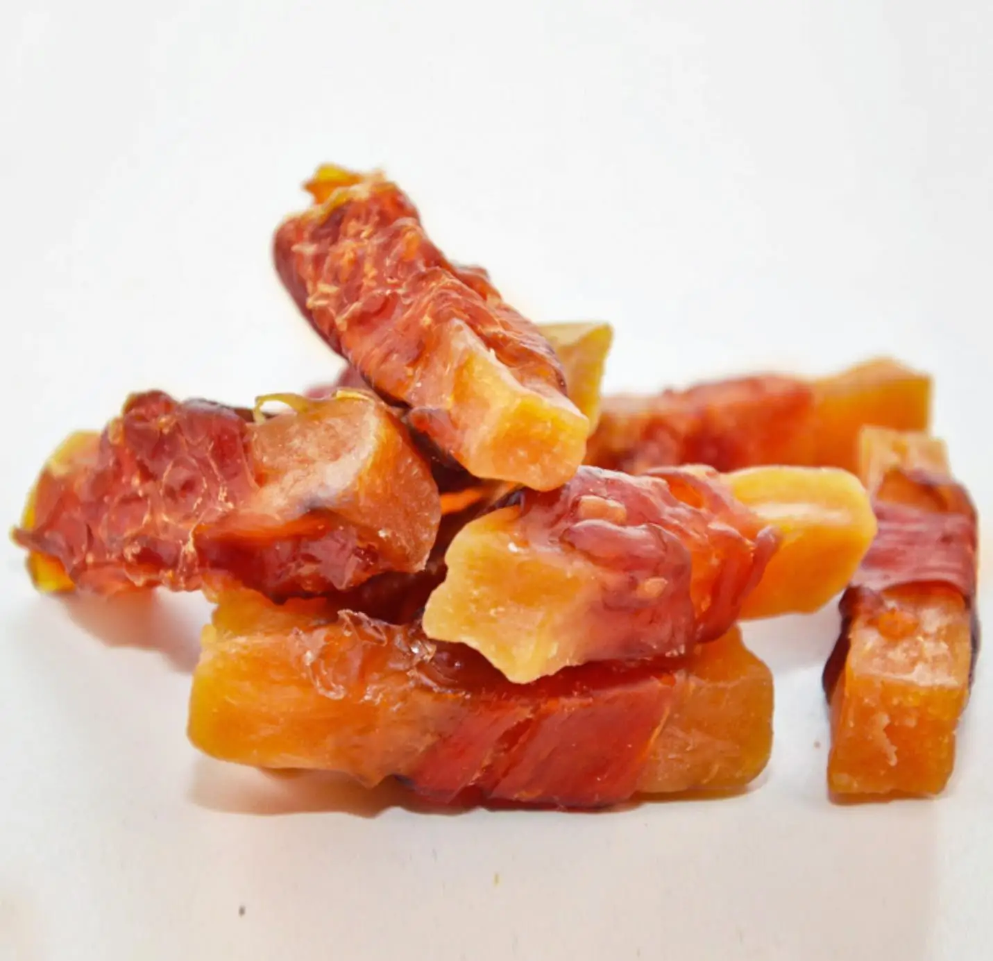 Oem/ODM Jerky Twists Chewy Skinless Bites Pet training chicken/duck/beef/lamb roll sweet potato strip molar deodorant dog snack