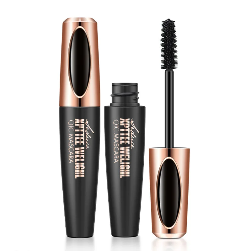 QIC Film Power Volumizing Mascara Waterproof Dense Slender curl silicone brush nude 4D mascara