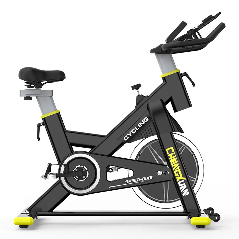 Home Pro Digital Monitor Treadmill Spinning Bike Black And Yellow