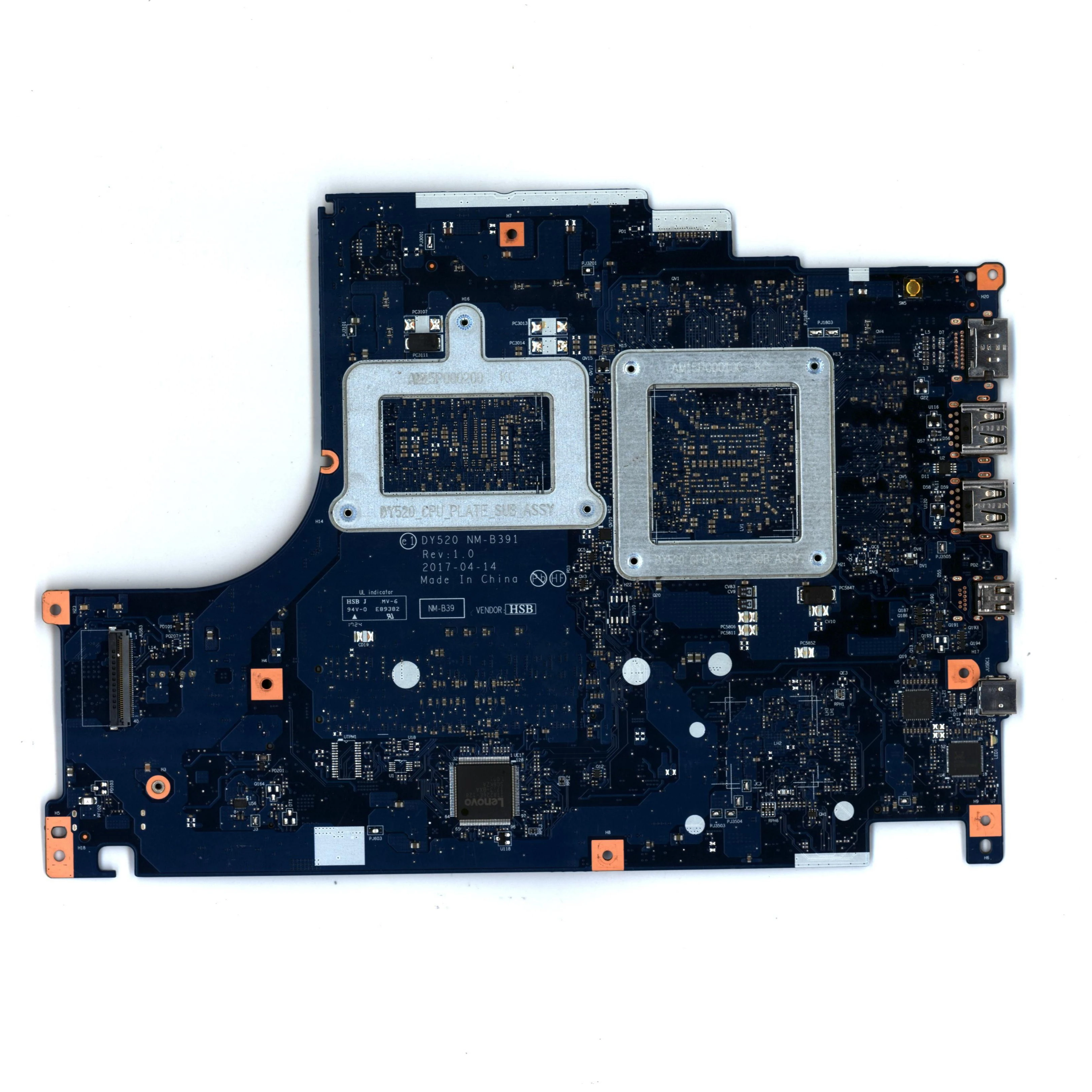 MB LEGION Y520-15IKBM 80YY Motherboard I7-7700H GTX1060 3GB 5B20P24328