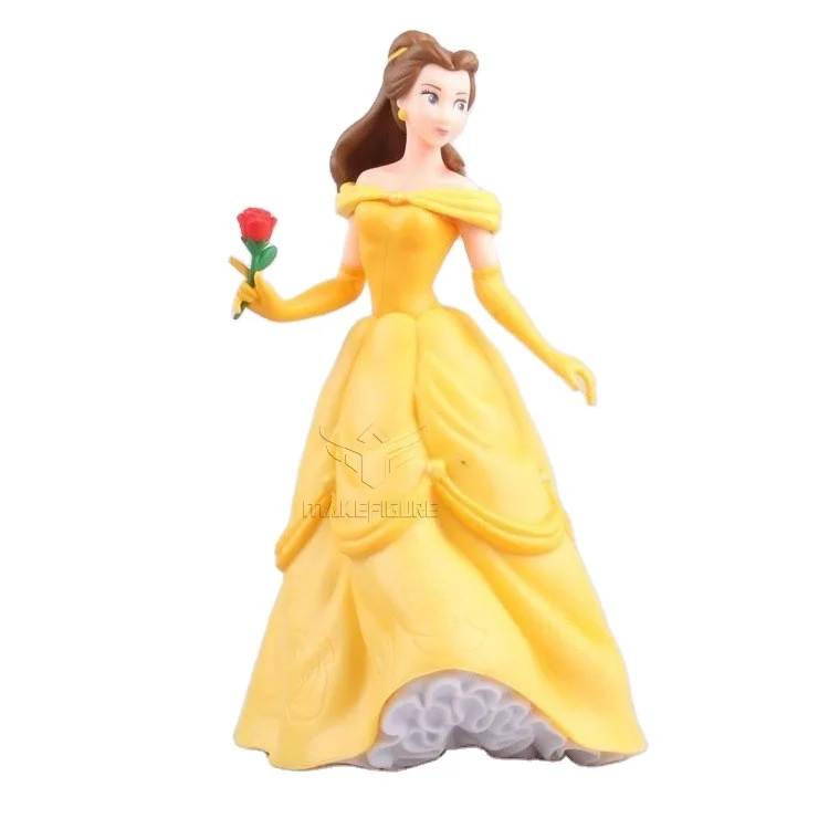 customizied cartoon princess figure toy, Cinderella PVC princess figure toy, custom made princess pvc figurine toy for kids