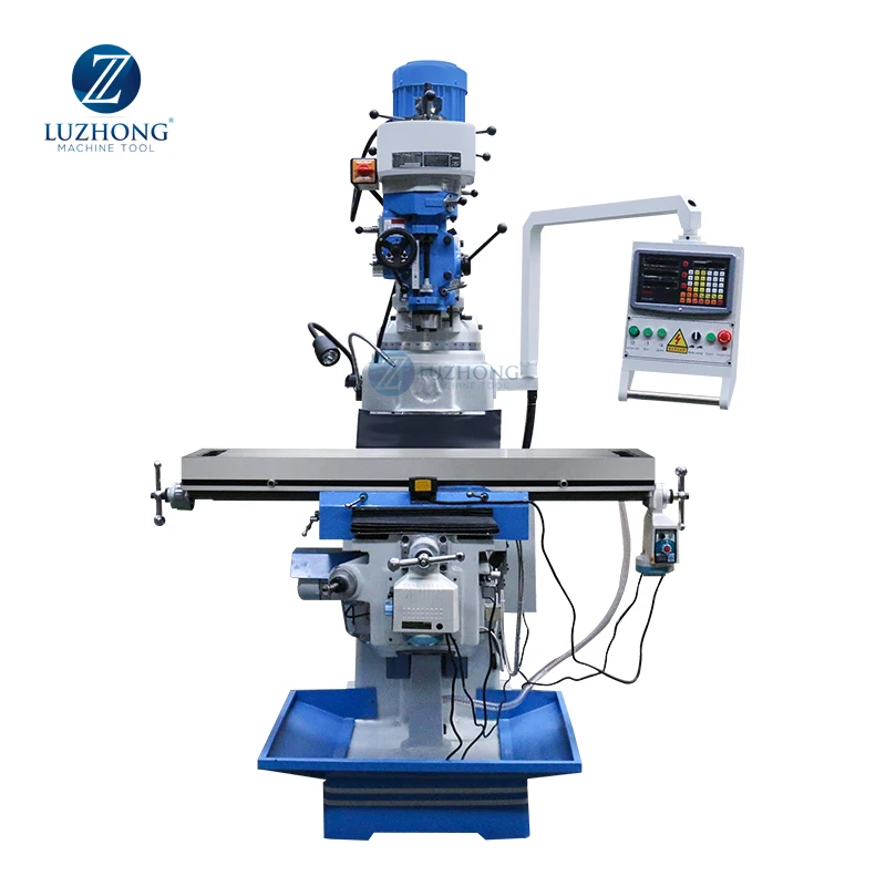 X6330 varaiable speed turret milling machine with  cutter feeder
