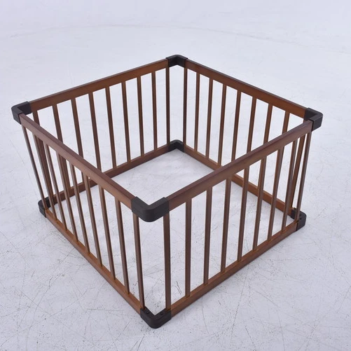 Wooden Children fence Indoor Playground Climbing Equipment Large Wood Kids Safety Playpen with Gate