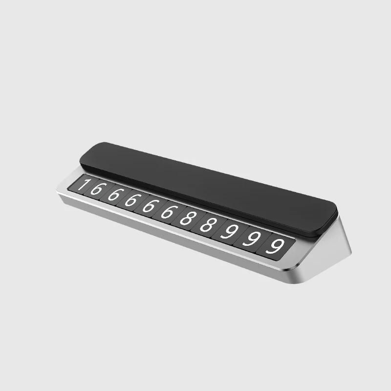 New Universal Creative Phone Number Plate Car Temporary Parking Card
