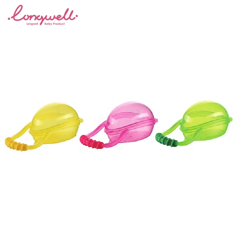 Custom Teether Cases Infant Portable PP Plastic Holder Box BPA Free OEM Wholesale TPE Coated Pacifier Holder Baby Pacifier Case