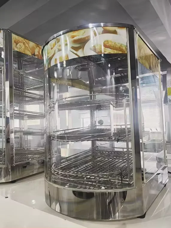 5-Shelf Electric Commercial Hot Box Food Warmer for Pizza/Pretzel Showcase