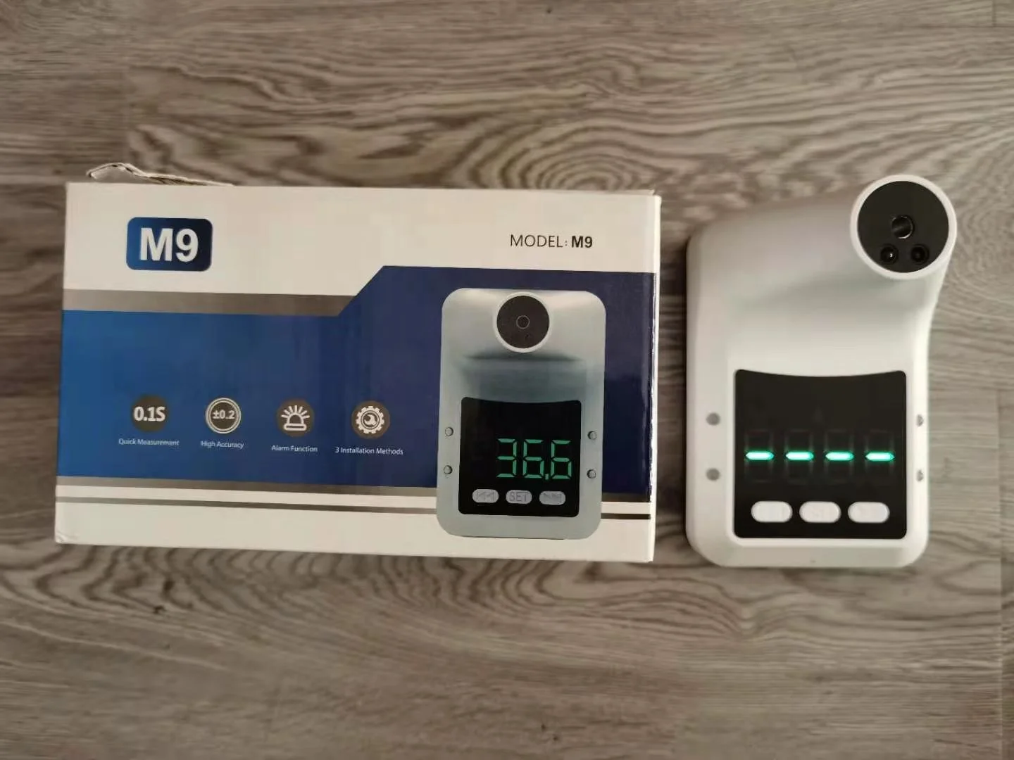 Office thermo meter Body Temperature Scanner Digital Wall Hands Free Wall Mounted Thermo meter