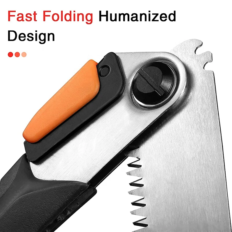 JRF Garden Pruning Handsaw Folding Hand Saw Three-Edged Teeth Hand Garden Saw 250mm