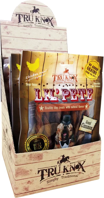 
Truknox Natural Soft and Chewy Made with HUMAN GRADE Chicken Meat and Cinnamon Snack Dog Treats 