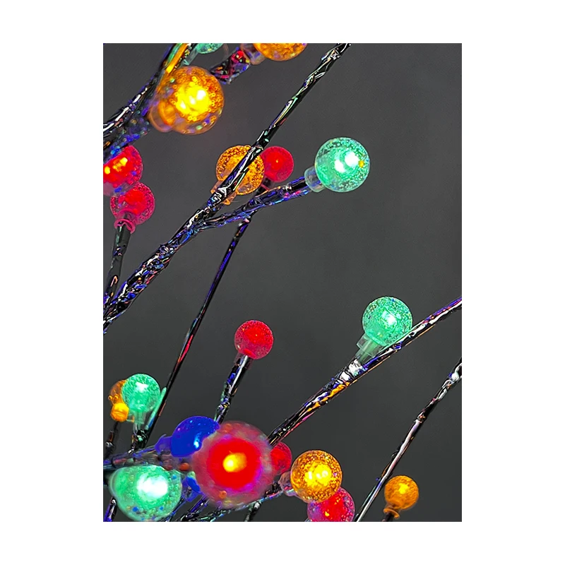 Wholesale Popular Colorful LED Light Tree Foldable Outdoor Decoration Light Up Tree Tower