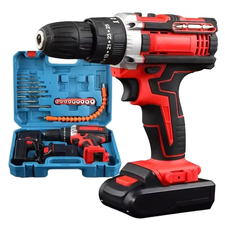 Portable Hand Held Cordless Electric Drills Lithium Battery Tools Set Mini Drill Machine Power Drills Kit