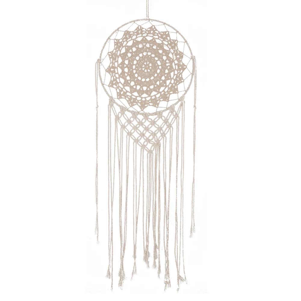 New Handmade Dream tapestry Macrame Catcher Wedding Home Decoration Macrame Fashion Wall Hanging Woven cotton rope macrame craft